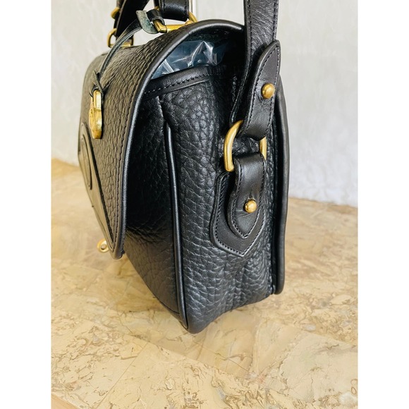 Dooney AND Bourke Equestrian black color small messenger crossbody/shoulder bag - Picture 5 of 10